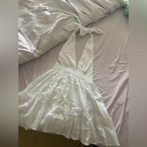 Cotton candy la halter dress